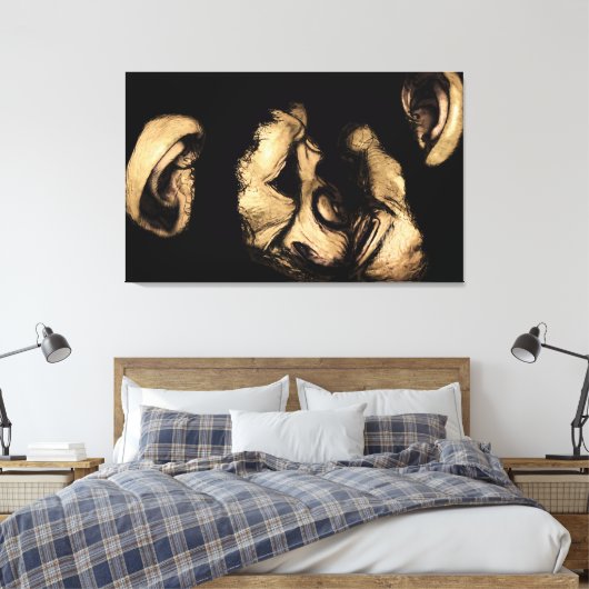 kustchimps canvas afdruk (Insitu (Slaapkamer))