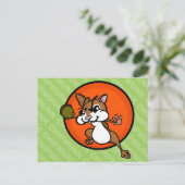 KUSTCHIPMUNK HORIZONTAL BRIEFKAART (Staand voorkant)