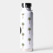 Kustchique Palmboom Monogram Waterfles (Links)