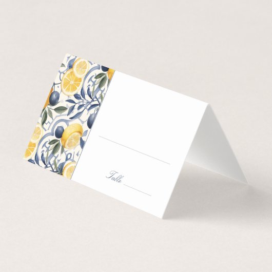 Kustcitrus Elegance Trouwplaats Kaart (Voorkant)