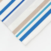 Kustcomfort: Strandstrepen Gooi Deken (Hoek)