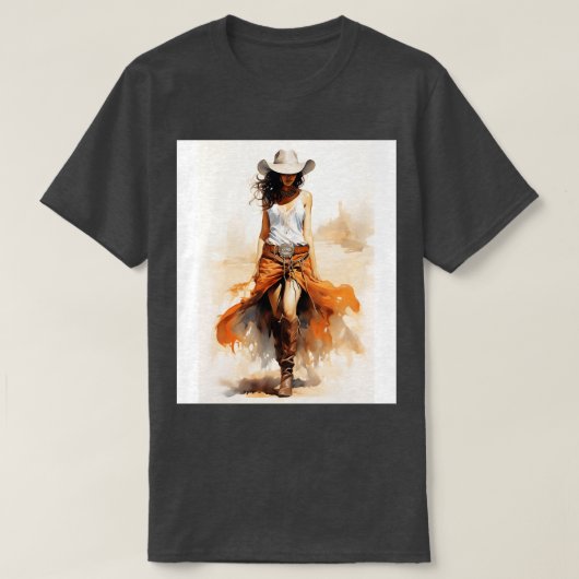 Kustcowgirl 6 t-shirt (Design voorkant)