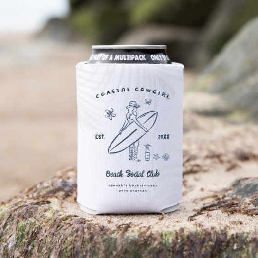 Kustcowgirl Bachelorette Blikjeskoeler