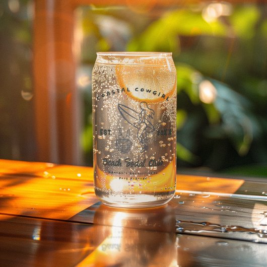 Kustcowgirl Bachelorette Favor Blikvorm Glas