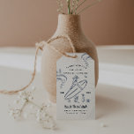 Kustcowgirl Bachelorette Favor Cadeaulabel<br><div class="desc">Voeg een speciaal bedankje toe aan uw gunsten met onze gepersonaliseerde labels voor kustgeschenken. Het is ' kust' maar met een Texaanse flair. Het is die combinatie van de grittigere Westerne esthetiek met de zachtheid van kuststrandkleding die de toon zet voor dit thema. De rustige luxe en stealth rijkdom is...</div>