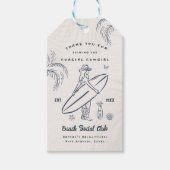 Kustcowgirl Bachelorette Favor Cadeaulabel (Voorkant)