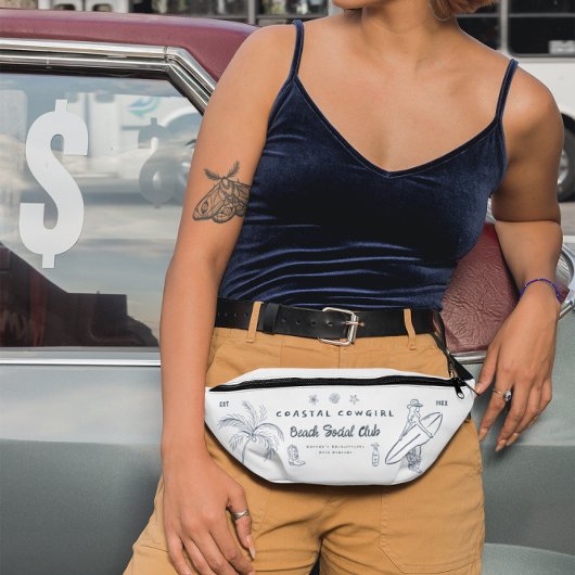Kustcowgirl Bachelorette Heuptasje