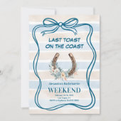 Kustcowgirl Bachelorette Kaart (Voorkant)