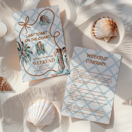 Kustcowgirl Bachelorette Kaart