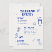 Kustcowgirl Bachelorette Kaart (Achterkant)