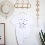 Kustcowgirl Bachelorette T-shirt<br><div class="desc">De perfecte bachelorette shirten voor uw hele bruidsfeest! De perfecte manier voor uw bemanning om alle aandacht overal te krijgen u en uw meiden gaan! Kan worden aangepast voor bruidsmeisjes, groomsman, moeder van de bruid, enz. Geweldig voor vrijgezellenfeesten ook! Deze design kunnen worden gepersonaliseerd voor uw speciale gelegenheid en zou...</div>