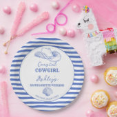 Kustcowgirl Bachelorette weekend gedrukt Papieren Bordje (Feest)