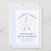 Kustcowgirl Bachelorette Weekend Route Kaart (Voorkant)