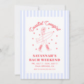 Kustcowgirl Bachelorette Weekend Route Kaart (Voorkant)