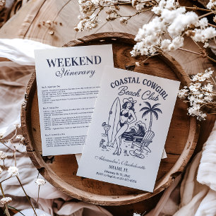 Kustcowgirl Beach Club Bachelorette Kaart