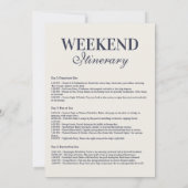 Kustcowgirl Beach Club Bachelorette Kaart (Achterkant)