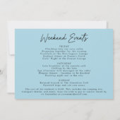 Kustcowgirl strand vrijgezellenweekend kaart (Achterkant)