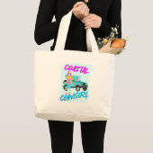 Kustcowgirl Trend Grappige illustratie Grote Tote Bag (Voorkant (product))