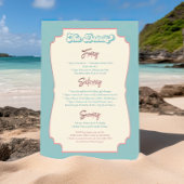 Kustcowgirl vrijgezellenfeest kaart