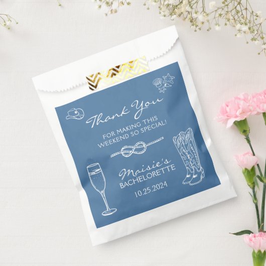 Kustcowgirl vrijgezellenfeest weekend bedankzakje (Gezegeld)