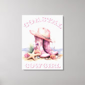 Kustcowgirl Wallart Canvas Afdruk (Voorkant)
