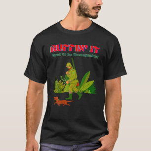 KUSTDACHSHUND GIFTS FUNNEREN WIENER DOG RUFFIN IT T-SHIRT