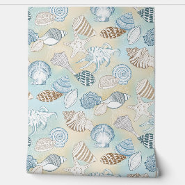 Kustdecor Strand Zeeschelpen Behang