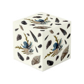 Kustdecor voor planken home slaapkamer badkamer kubus (Voorkant hoekig)