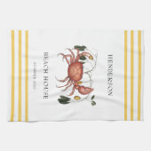 Kustdoorbakkrab Aangepaste naam Theedoek (Horizontaal)