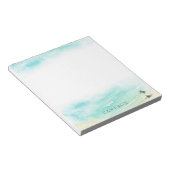 Kustdoorlatend Zee van Baby Notitieblok (Schuin)