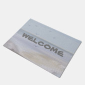Kustdoorlatende Waterverf met zeestralen Welkom Do Deurmat (Schuin)