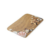 Kustdoornhaai en zeeschelpen badmat (Gekanteld)