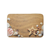 Kustdoornhaai en zeeschelpen badmat (Voorkant)