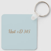 Kustdoornhuis Sleutelhanger (Achterkant)