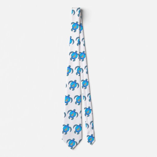 Kustdoorschildpad Stropdas (Voorkant)