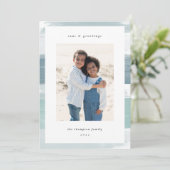 Kustdoorsnede | Kerstfoto Feestdagenkaart (Staand voorkant)