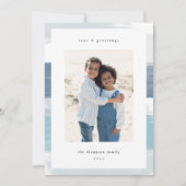 Kustdoorsnede | Kerstfoto Feestdagenkaart (Voorkant)