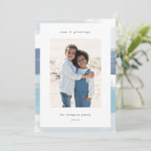 Kustdoorsnede | Kerstfoto Feestdagenkaart (Staand voorkant)