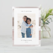 Kustdoorsnede | Kerstfoto Feestdagenkaart (Staand voorkant)