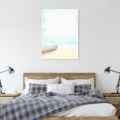Kustdoorsnede met een Geviste bak Canvas Afdruk (Insitu (Slaapkamer))