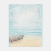 Kustdoorsnede met een Geviste bak Fleece Deken (Voorkant)