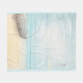 Kustdoorsnede met een Geviste bak Fleece Deken (Voorkant (Horizontaal))