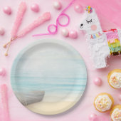 Kustdoorsnede met een Geviste bak Papieren Bordje (Feest)