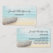 Kustdoorsnede met een Geviste bak Visitekaartje (Voorkant / Achterkant)