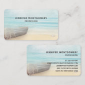 Kustdoorsnede met een Geviste bak Visitekaartje (Voorkant / Achterkant)