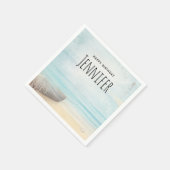 Kustdoorsnede met een Geviste vogeldag Servet (Hoek)