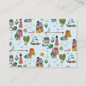 Kustdorp Baby shower Boekaanvraag Informatiekaartje (Achterkant)