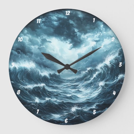 Kustdrama" - Oceaangolven Grote Klok (Voorkant)