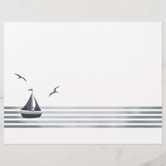 Kustdrievoudig huwelijksprogramma (Achterkant)