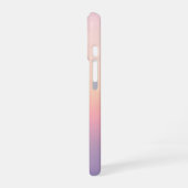 Kustdrift - Pastel Sunset Gradient iPhone 16 Hoesje (Linkerkant)